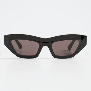 Bottega Veneta + Edgy Narrow Cat Eye Sunglasses