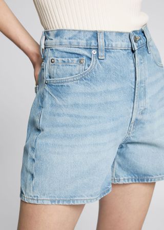 & Other Stories + Forever Cut Denim Shorts