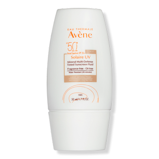 Avene + Solaire Uv Mineral Multi-Defense Sunscreen Fluid Spf 50+