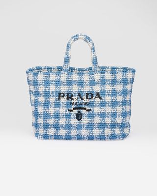 Prada + Large Crochet Tote Bag