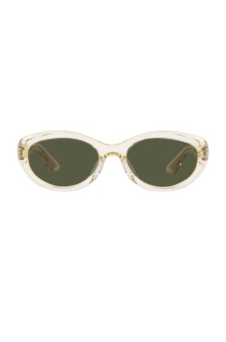 Oliver Peoples x Khaite + Oval Sunglasses