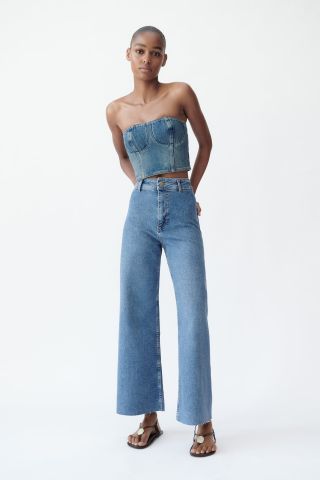 Zara + Sailor Straight Jeans