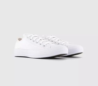 Converse + All Star Low Trainers White Mono