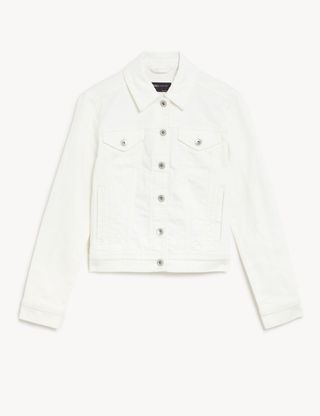 M&S Collection + Cotton Rich Denim Jacket With Stretch