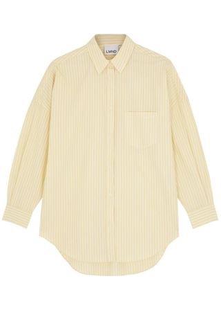 LMND Lemonade + Chiara Striped Cotton Shirt