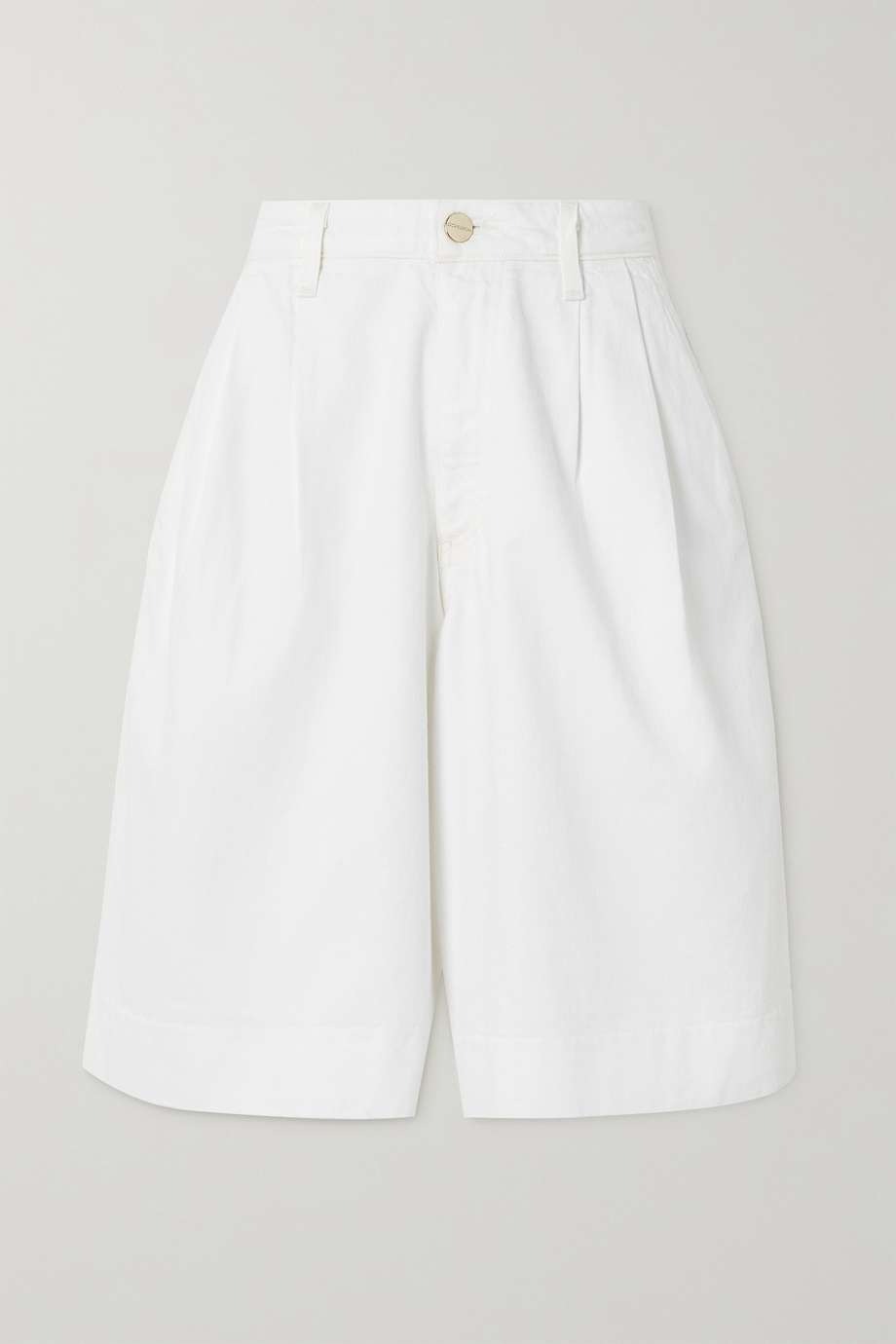Goldsign + The Scout Pleated Denim Shorts