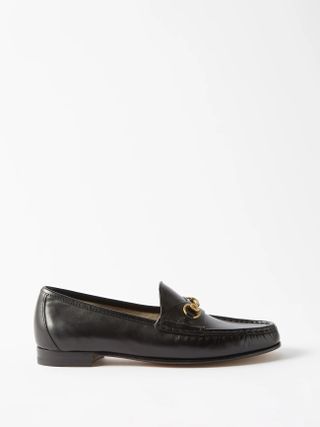 Gucci + Horsebit Leather Loafers