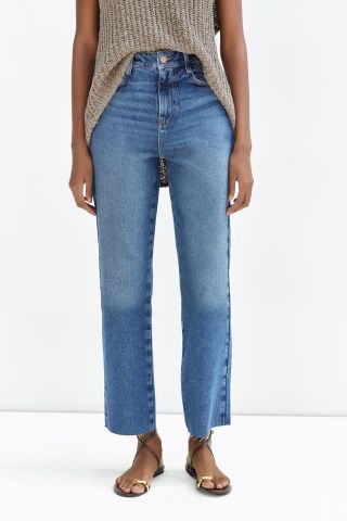 Zara + High Rise Z1975 Straight Leg Jeans