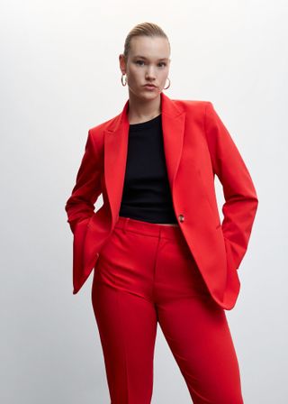 Mango + Fitted Suit Blazer - Women | Mango Usa