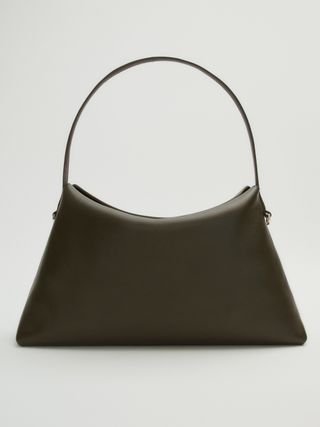 Massimo Dutti + Nappa Leather Bag With Multi-Way Strap