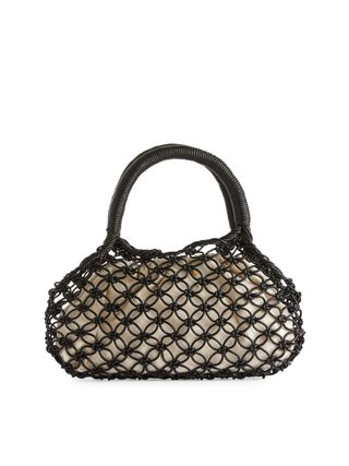 Arket + Leather MacRame Bag