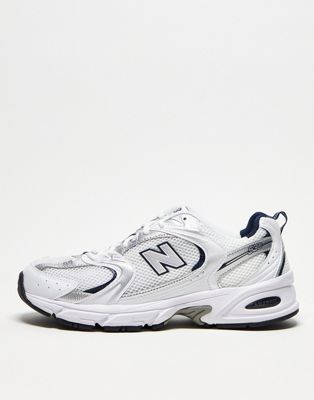 New Balance + New Balance 530 Trainers in White and Grey