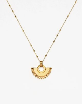Missoma + Zenyu Fan Necklace | 18ct Gold Plated