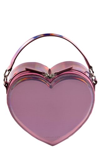Liselle Kiss + Harley Faux Leather Heart Crossbody Bag