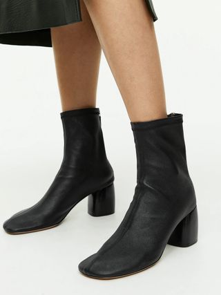 ARKET + Stretch-Leather Sock Boots
