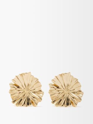 By Alona + Amary 18kt Gold-Plated Earrings