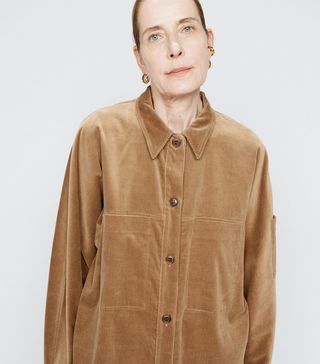 Raey + Cotton and Cashmere-Blend Corduroy Overshirt