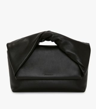 JW Anderson + Larger Twister Leather Top Handle Bag