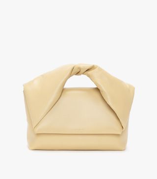 JW Anderson + Medium Twister Leather Top Handle Bag
