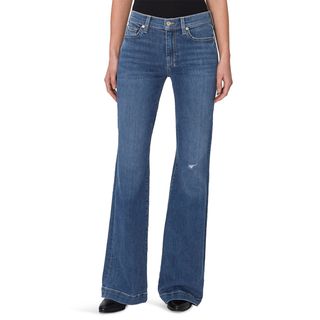 7 For All Mankind + Dojo Flare Leg Jeans