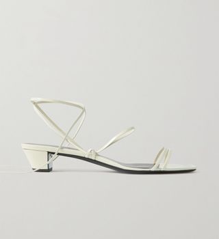 The Row + Graphic Leather Sandals