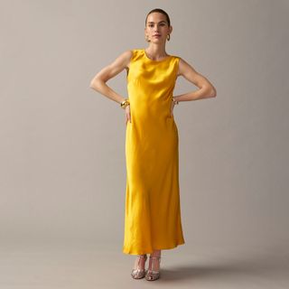 J.Crew + Collection Limited-Edition Carolyn Slip Dress in Luster Crepe