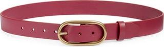 Treasure & Bond + Oval Buckle Leather Belt