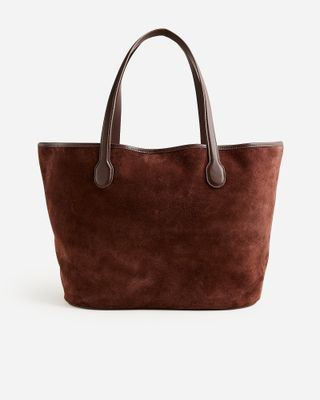 J.Crew + Berkeley Tote in Leather and Suede