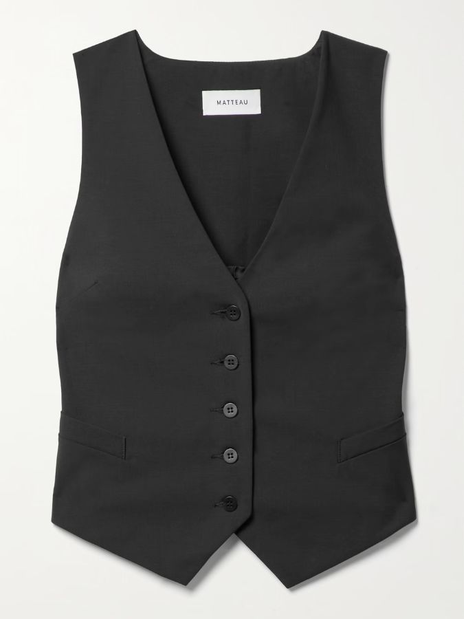 Matteau + Wool-Blend Vest