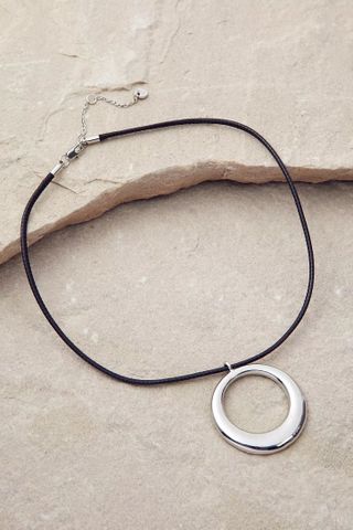 Urban Outfitters + Silence + Noise Circle Charm Choker