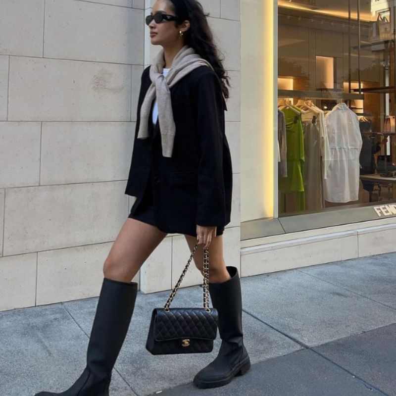 Can You Wear Knee Boots With Bare Legs? I Certainly Think So | Who What Wear