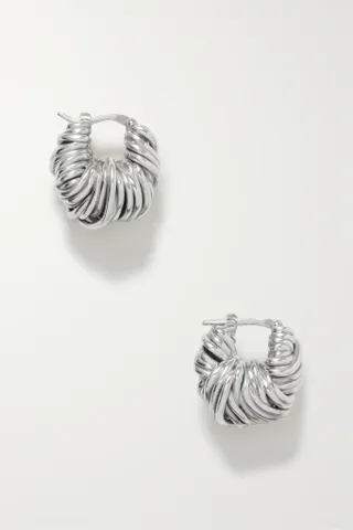 Bottega Veneta + Silver Earrings