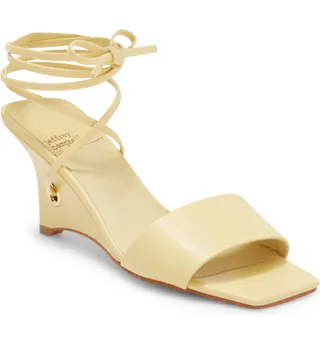 Jeffrey Campbell + Ready 2 Go Ankle Wrap Wedge Sandal