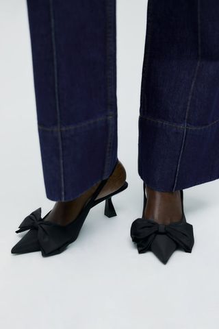 Zara + Bow Slingback Shoes