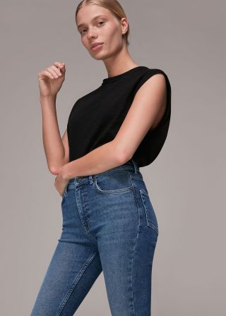 Whistles + Stretch Sculpted Skinny Jean