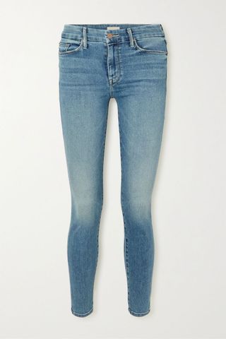 Mother + + Net Sustain the Looker Mid-Rise Skinny Jeans