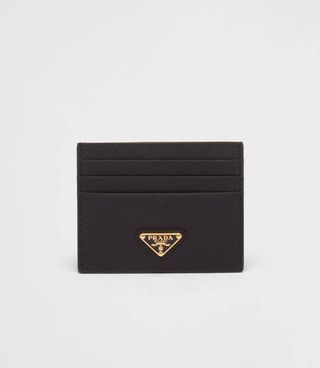 Prada + Saffiano Leather Card Holder