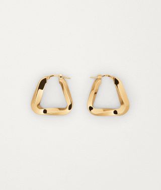 Bottega Veneta + Triangle Hoop Earrings