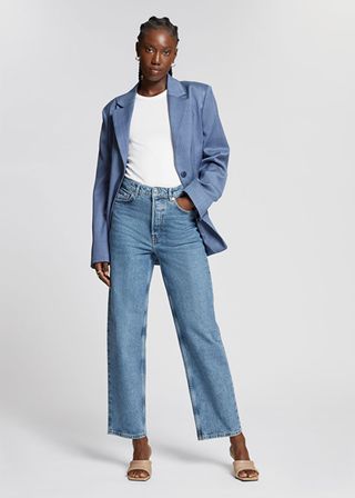 & Other Stories + High Waist Tapered Leg Jeans