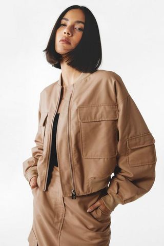 Nastygal + Tailored Cargo Two Piece Bomber Jacket