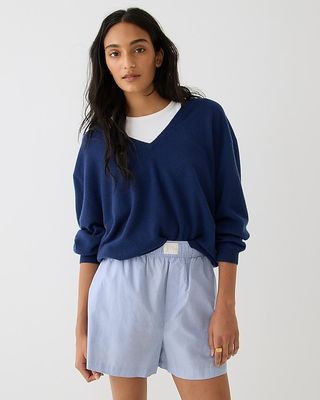 J.Crew + End-on-End Cotton Boxer Short