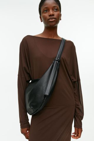 Arket + Curved Leather Bag