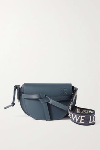 Loewe + Gate Dual Mini Leather Shoulder Bag