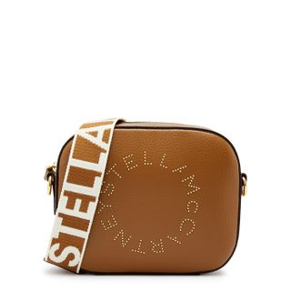 Stella McCartney + Stella Logo Small Studded Cross-Body Bag