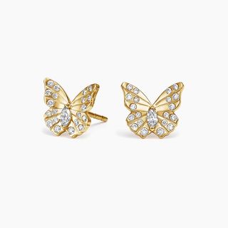 Logan Hollowell x Brilliant Earth + Flutter Lab Diamond Stud Earrings
