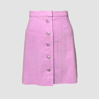 OhChereeCheree + Vintage 90s Does 70s Lilac Purple Mini Skirt