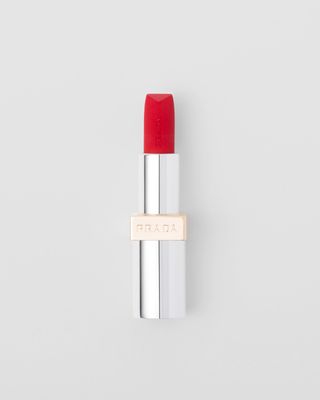 Prada Beauty + Monochrome Hyper Matte Lipstick in Rubino