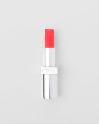 Prada Beauty + Monochrome Soft Matte Lipstick in Flamingo