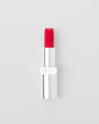 Prada Beauty + Monochrome Soft Matte Lipstick in Carminio