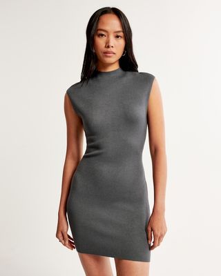 Abercrombie & Fitch + Shell Mini Sweater Dress